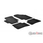 Original Gledring Passform Fußmatten Gummimatten 4 Tlg. - Kia Rio 2005-2010